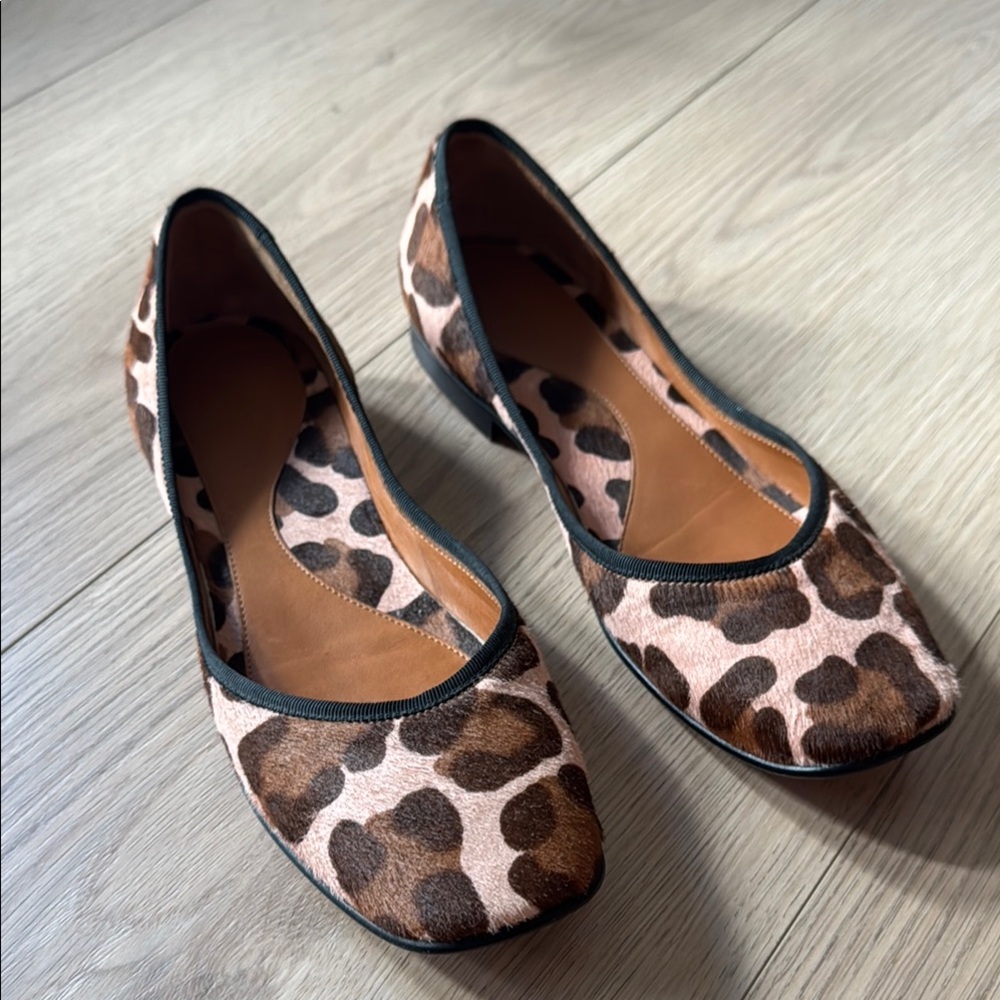 Céline Phoebe Philo Era Leopard Print Women's Flats